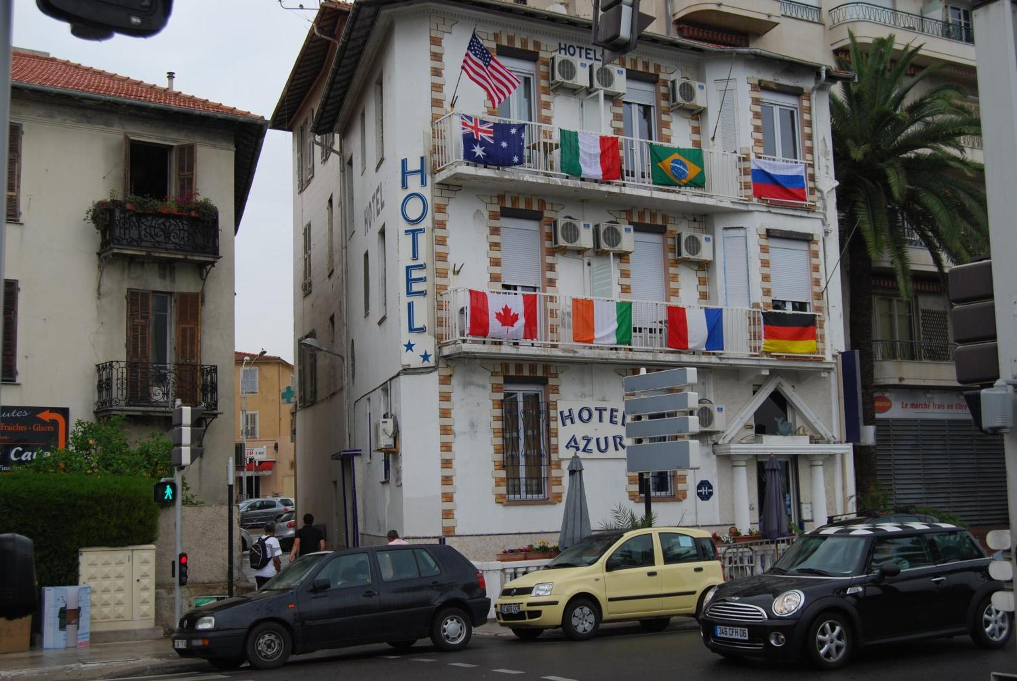 Hotel Azur Ницца Экстерьер фото